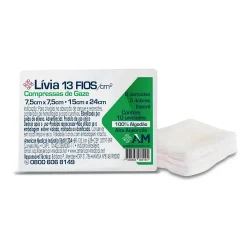 compressa gaze esteril livia fios x pct fcaaccecdfaafe
